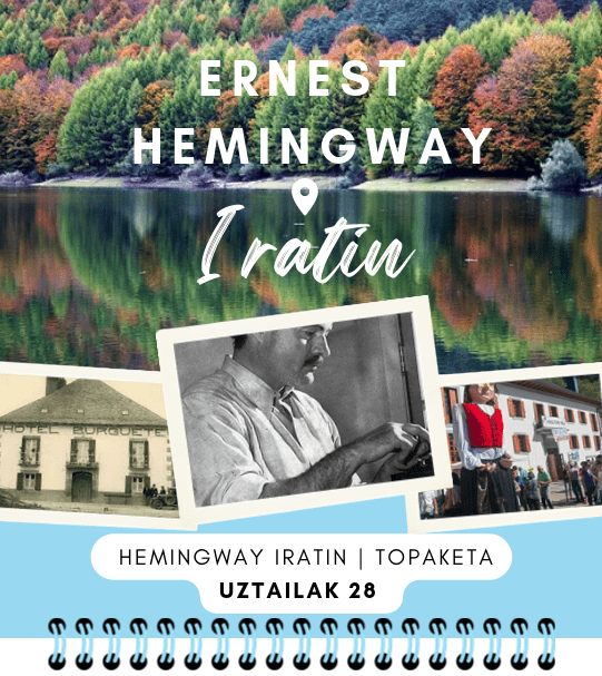 Ernest Hemingway topaketa Iratin